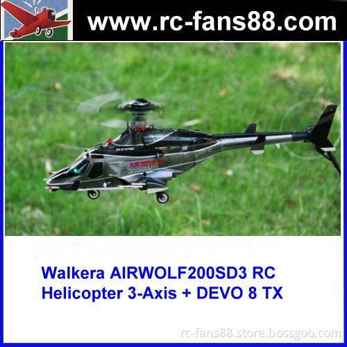 Walkera AIRWOLF200SD3 RC Helicopter 3-axle + DEVO 8 TX